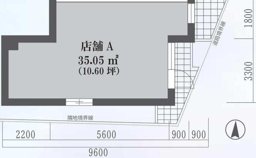 ★成約済★西武池袋線【江古田駅】徒歩4分！！軽飲食相談可！2方道路に面する角地物件。江古田/スケルトン