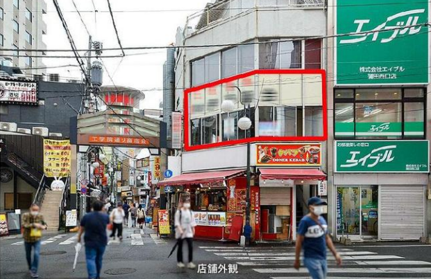 【制約済み】JR京浜東北線【蒲田駅】徒歩1分・工学院通りの２階物件！！蒲田/スケルトン/飲食店