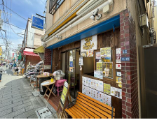 都営新宿線【⻄⼤島】徒歩17分！砂町銀座商店街の路⾯店！ 美内装のカフェ居抜き店舗！（渡辺店舗）