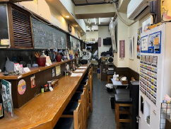 東急⼤井町線【⼤岡⼭】徒歩6分！長～いカウンター付きの居抜き物件！閑静で上品な街です♪（北本ビル 1階B号室）